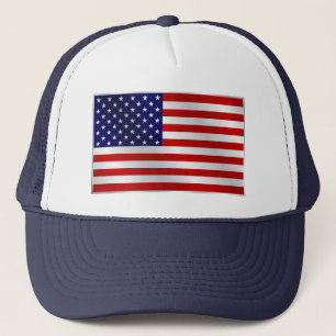 Gorra del camionero de la bandera americana