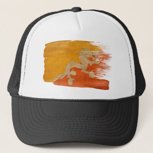 Gorra del camionero de la bandera de Bhután