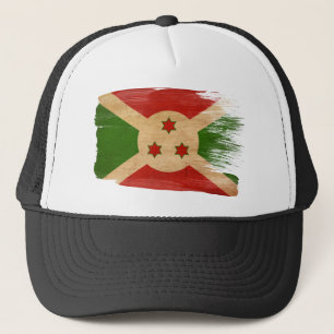Gorra del camionero de la bandera de Burundi