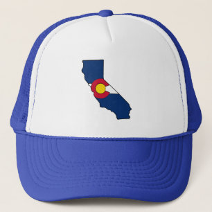 Gorra del camionero de la bandera de California