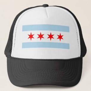 Gorra del camionero de la bandera de Chicago