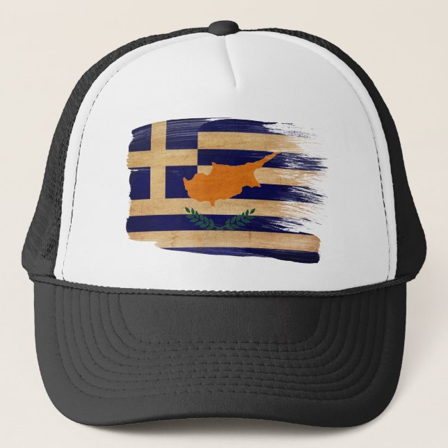 Gorra del camionero de la bandera de Chipre del (Anverso)