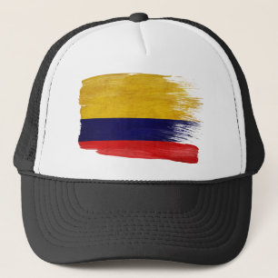 Gorra del camionero de la bandera de Colombia