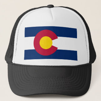 Gorra del camionero de la bandera de Colorado