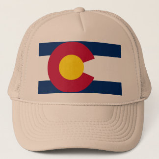 Gorra del camionero de la bandera de Colorado