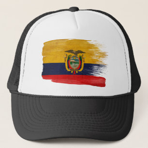 Gorra del camionero de la bandera de Ecuador