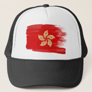 Gorra del camionero de la bandera de Hong Kong
