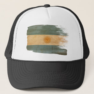 Gorra del camionero de la bandera de la Argentina