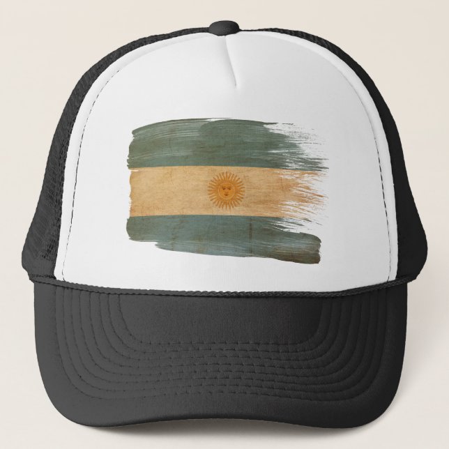 Gorra del camionero de la bandera de la Argentina (Anverso)