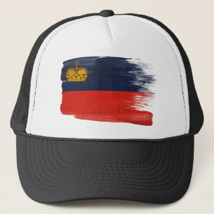 Gorra del camionero de la bandera de Liechtenstein