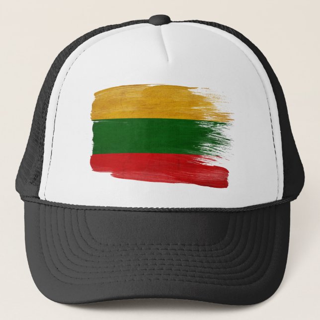 Gorra del camionero de la bandera de Lituania (Anverso)
