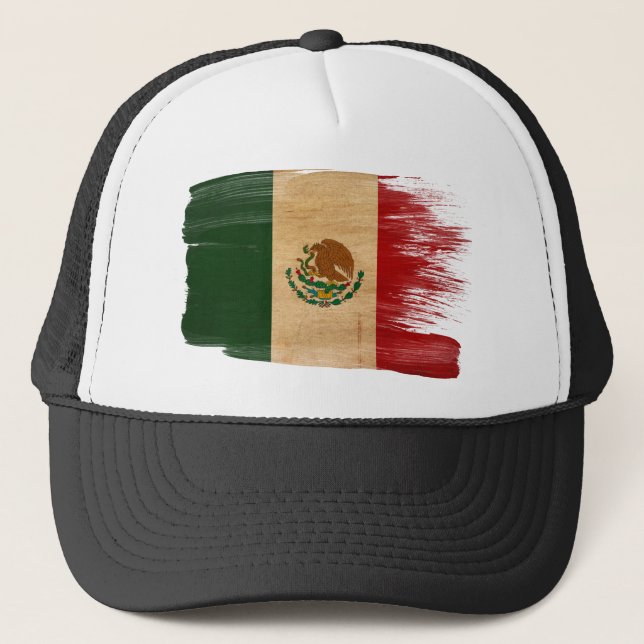 Gorra del camionero de la bandera de México (Anverso)