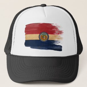 Gorra del camionero de la bandera de Missouri