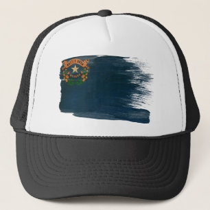 Gorra del camionero de la bandera de Nevada