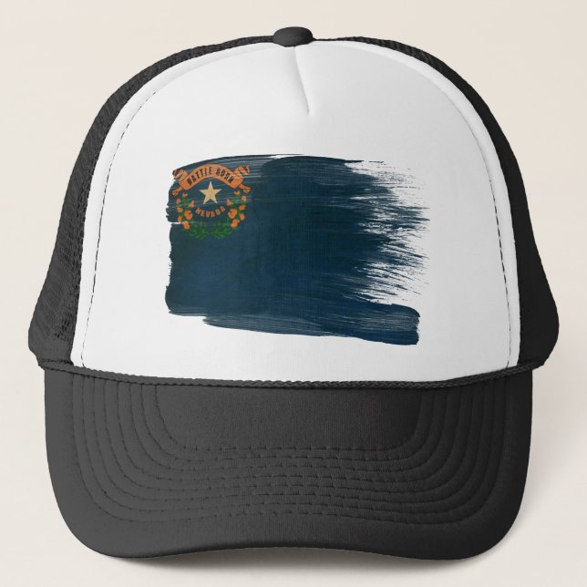Gorra del camionero de la bandera de Nevada (Anverso)