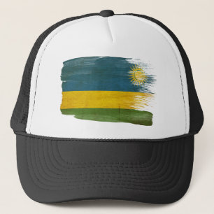 Gorra del camionero de la bandera de Rwanda