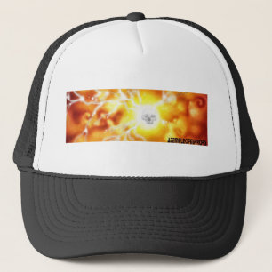 Gorra del camionero de la bandera del ÁTOMO