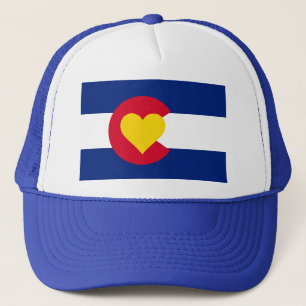 Gorra del camionero de la bandera del corazón de