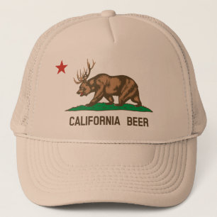 Gorra del camionero de la bandera del estado de la