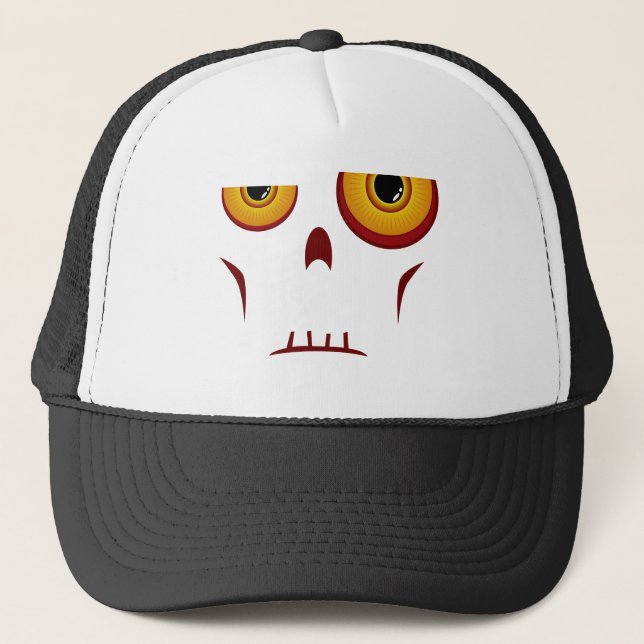 Gorra del camionero de la cara larga del zombi (Anverso)