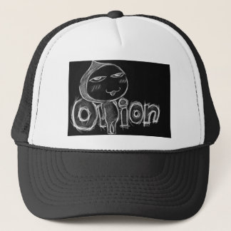 Gorra del camionero de la cebolla (negro)