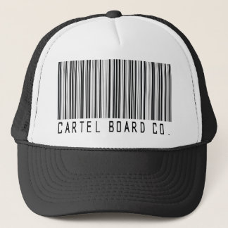 gorra del camionero de la clave de barras del