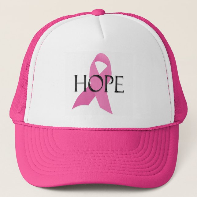 Gorra del camionero de la ESPERANZA del cáncer de (Anverso)