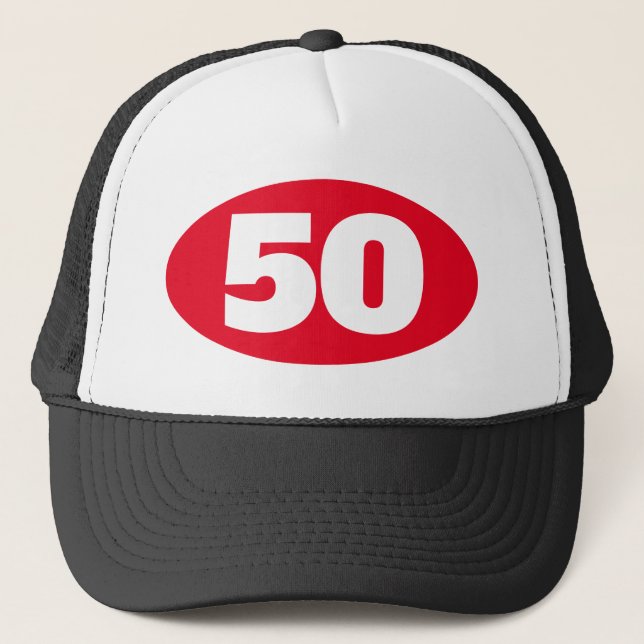 Gorra del camionero de la fiesta de cumpleaños con (Anverso)