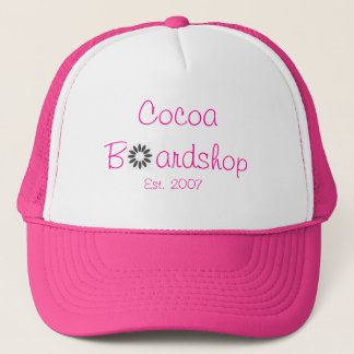 Gorra del camionero de la flor de los chicas