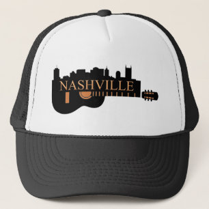 Gorra del camionero de la guitarra de Nashville