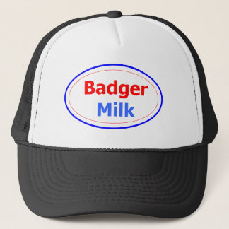Gorra del camionero de la leche del tejón