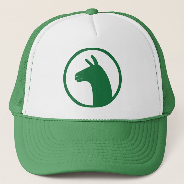 Gorra del camionero de la LLAMA - verde (Anverso)