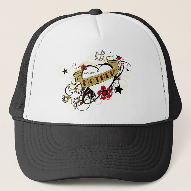 Gorra del camionero de la MAMÁ del tatuaje (Anverso)