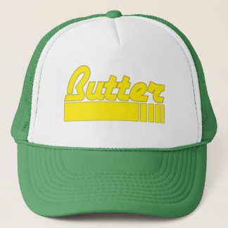 Gorra del camionero de la mantequilla