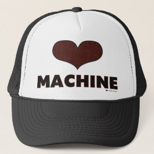 Gorra del camionero de la máquina del amor