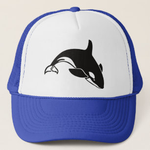 Gorra del camionero de la orca de la orca