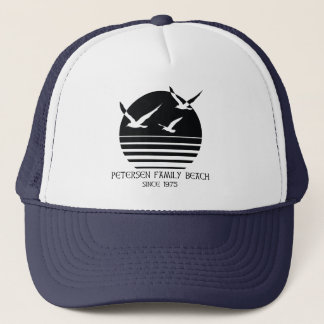 Gorra del camionero de la playa de la familia de