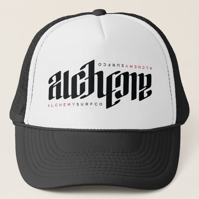 Gorra del camionero de la resaca de la alquimia:: (Anverso)