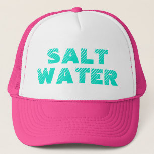 Gorra del camionero de la sirena del agua salada