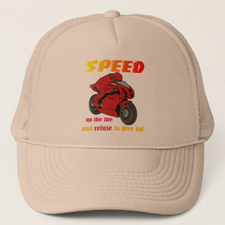 Gorra del camionero de la velocidad
