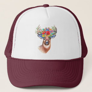 Gorra del camionero de los ciervos el   de Boho