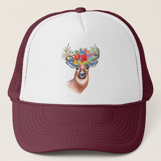 Gorra del camionero de los ciervos el | de Boho (Anverso)