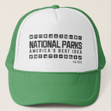 Gorra del camionero de los parques nacionales de