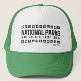 Gorra del camionero de los parques nacionales de