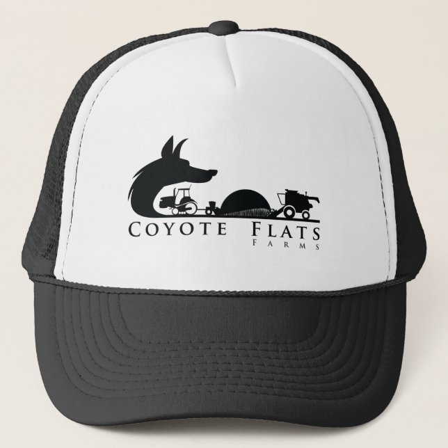 Gorra del camionero de los planos del coyote (Anverso)