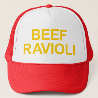 Gorra del camionero de los raviolis de la carne de
