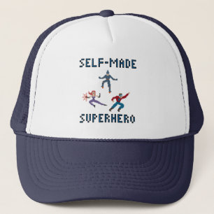 Gorra del camionero de los super héroes