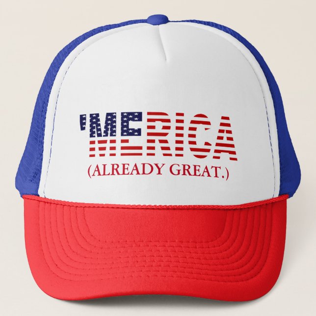 Gorra del camionero 'de MERICA (YA GRANDE) (Anverso)