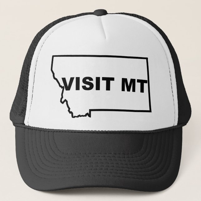 Gorra del camionero de Montana de la visita (Anverso)