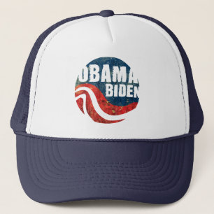 Gorra del camionero de Obama Biden del Grunge